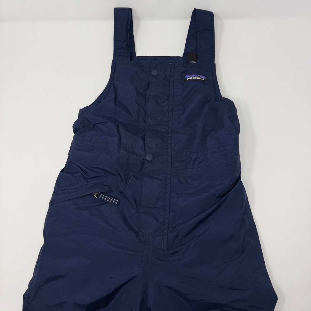 Patagonia Kids Navy Blue Insulated Snow Bibs Size 5T Winter Ski H2NOPants